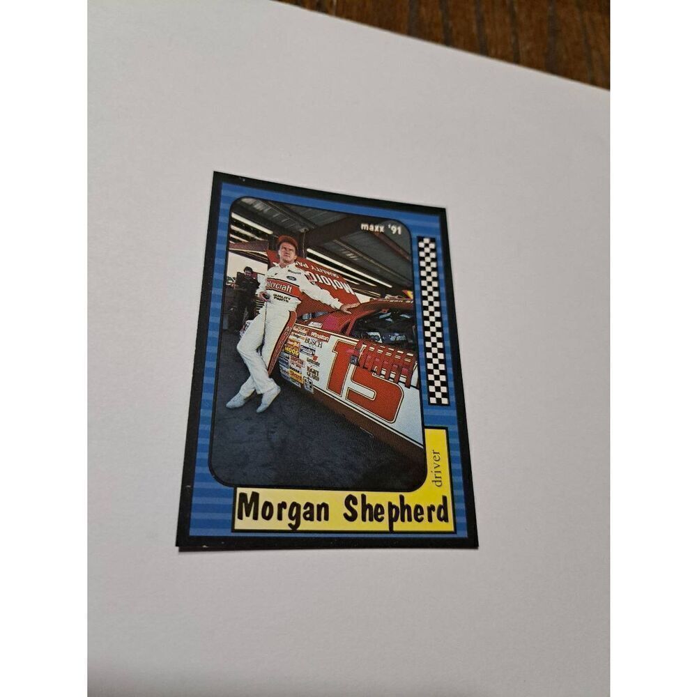 Vintage 1991 Maxx Morgan Shephard #15 Race Car Nascar Trading Card